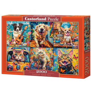 Castorland dėlionė Choose Your Pet  2000 det.
