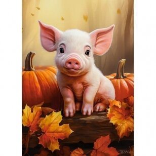 Castorland dėlionės Cute Fall Piglet  60 det.