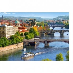 Castorland dėlionė View of Bridges in Prague 500 det