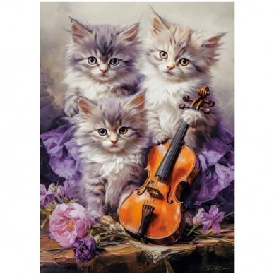 Castorland dėlionė Musical Kittens 260 det.  1