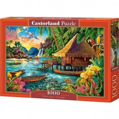 Castorland dėlionė Tropical Island 1000 det.