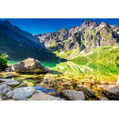 Castorland dėlionė Sunrise at Morskie Oko Tatras Poland 1500 det. 1