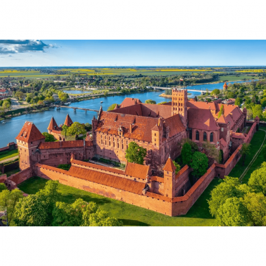 Castorland dėlionė View of The Marlborg  Castle, Poland 500 det   1