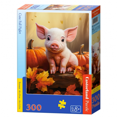 Castorland dėlionė  Cute Fall Piglet 300 det.