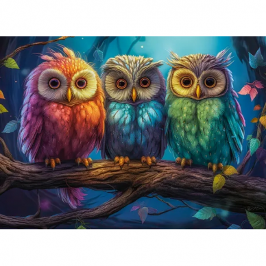 Castorland dėlionė  Three Little Owls 300 det. 1