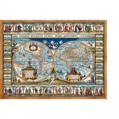 Castorland dėlionė Map of the world 2000 det. 1
