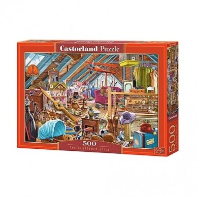 Castorland dėlionė  The Cluttered Attic 500 det