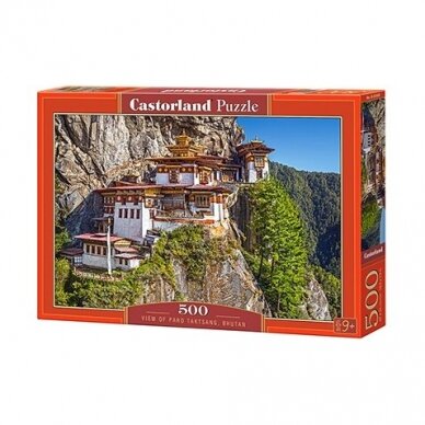 Castorland dėlionė View of Paro Taktsang, Bhutan 500 det.