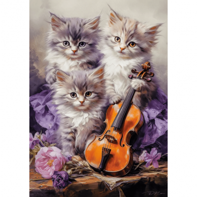 Castorland dėlionė Musical Kittens 500 det     1