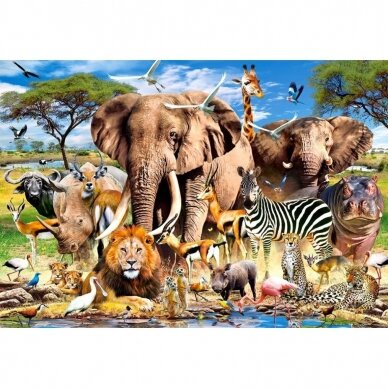 Castorland dėlionė Savanna Animals 1500 det. 1