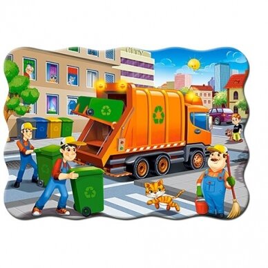 Castorland dėlionės Garbage Car 30 det. 1