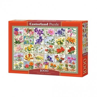 Castorland dėllionė VINTAGE FLORAL 1000 det.