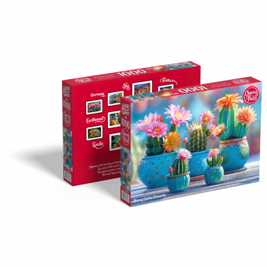 CherryPazzi dėlionė Bloomy Cactus Fireworks 1000 det 2