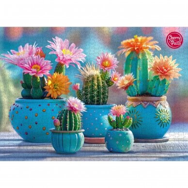 CherryPazzi dėlionė Bloomy Cactus Fireworks 1000 det 6