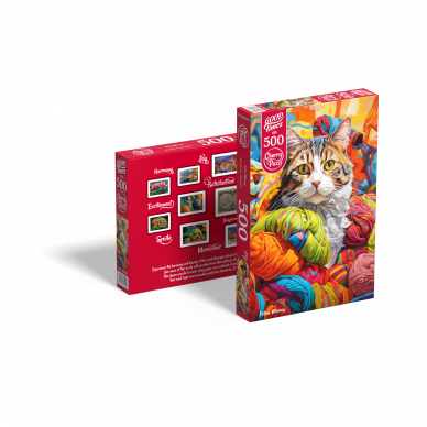 CherryPazzi dėlionė Feline Whimsy 500 det 1