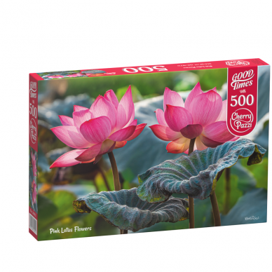 CherryPazzi dėlionė Pink Lotus flowers 500 det