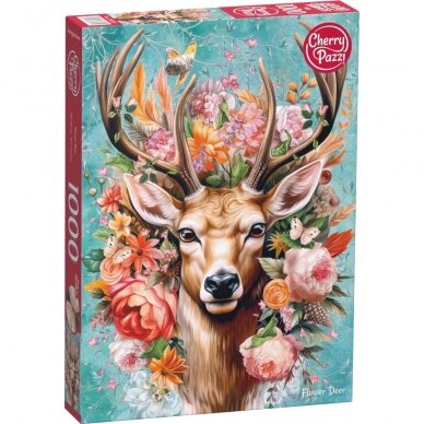 CherryPazzi dėlionė Flower Deer 1000 det