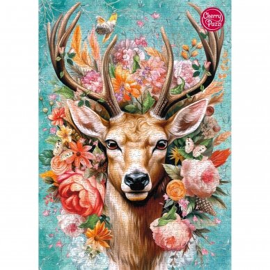 CherryPazzi dėlionė Flower Deer 1000 det 6