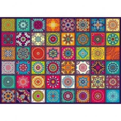 CherryPazzi dėlionė Ornamental squares 1000 det 5