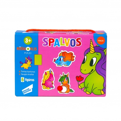 Baby Puzzle dėlionė mažiausiems Spalvos