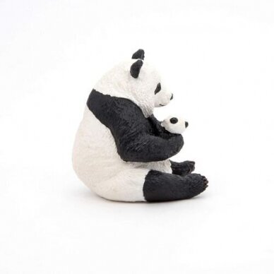 PAPO Figūrėlė Panda su jaunikiu 8 cm 2