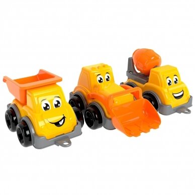 Technok mini statybos transporto rinkinys 3 vnt 1