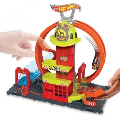 HOT WHEELS SUPER LOOP Gaisrinės stotis 1