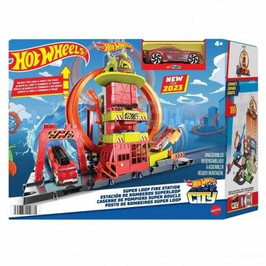 HOT WHEELS SUPER LOOP Gaisrinės stotis