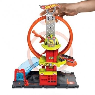 HOT WHEELS SUPER LOOP Gaisrinės stotis 2