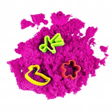 Išmanusis smėlis su formelėmis, 150g, 5 spalvų smėlis 6