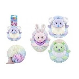 Puffle pets Minkšti gyvūnėliai kamuoliukai Pastel 12 cm