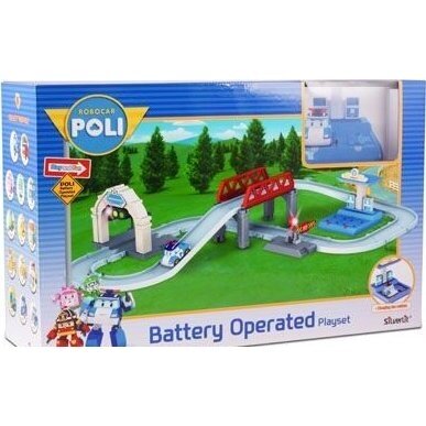 ROBOCAR POLI trasa su automobiliuku (pažeista pakuotė) 1