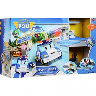 ROBOCAR POLI trasa su automobiliuku (pažeista pakuotė)