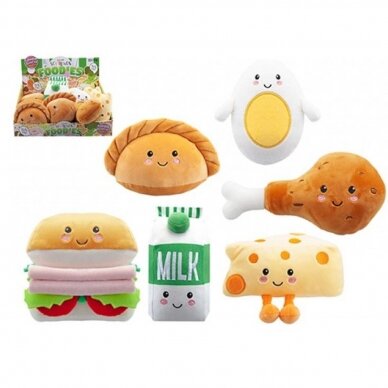 Softlings Foodies minkštas pliušinis pieno pakelis 18 cm 1