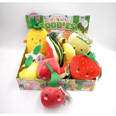 Softlings Foodies minkštas žaislas arbūzas 16 cm 1